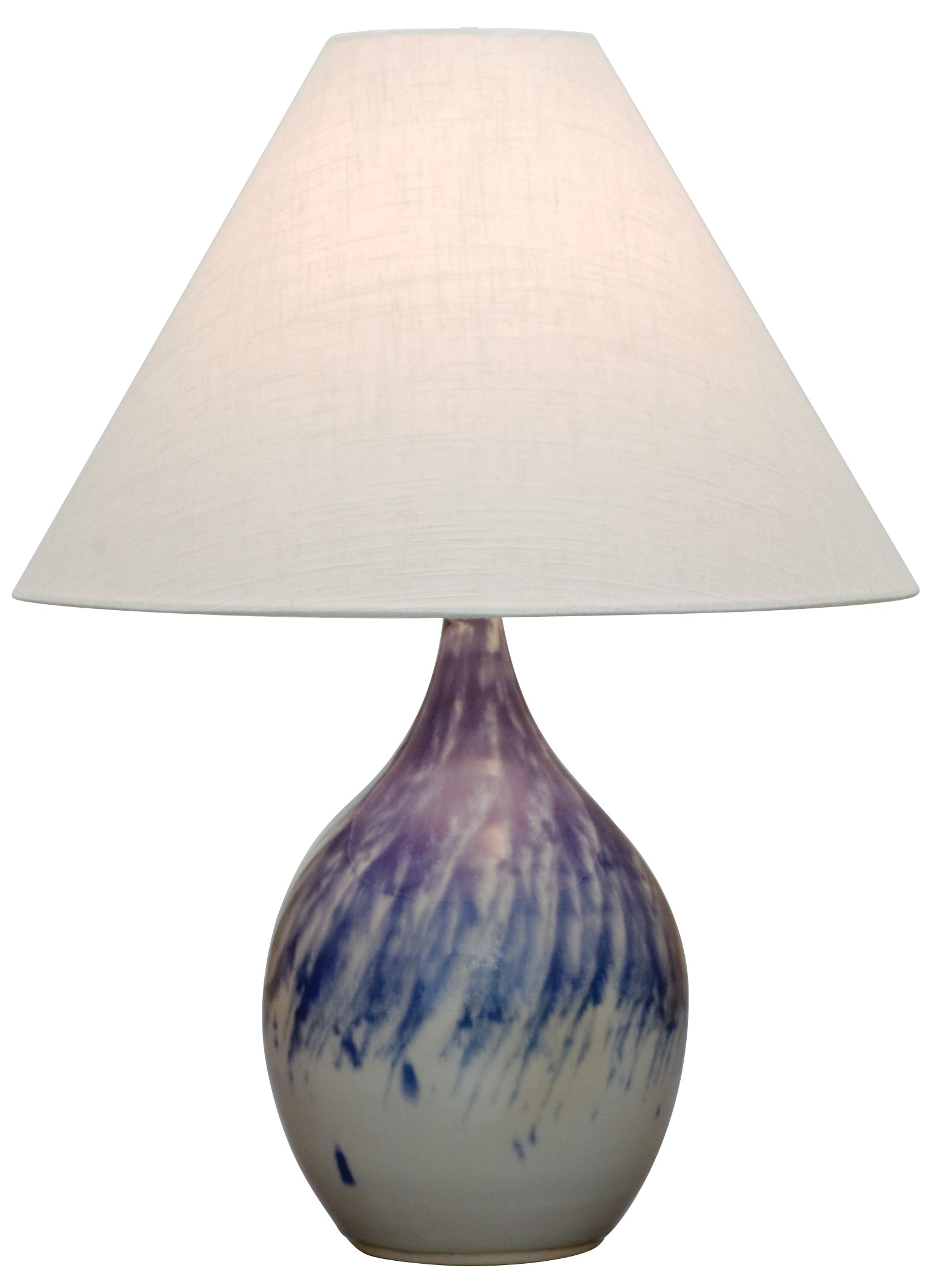 House of Troy Scatchard 22.5" Stoneware Table Lamp in Decorated Gray GS300-DG