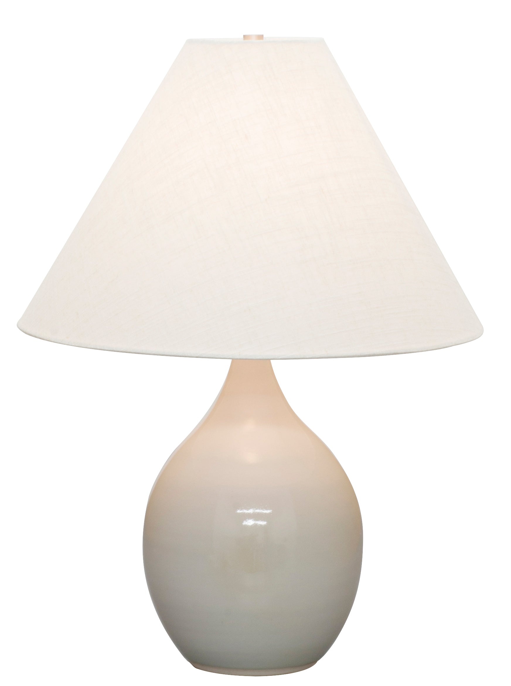 House of Troy Scatchard 22.5" Stoneware Table Lamp in Gray Gloss GS300-GG