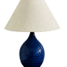 House of Troy Scatchard 22.5" Stoneware Accent Lamp in Imperial Blue