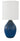 House of Troy Scatchard 24" Stoneware Table Lamp in Midnight Blue GS301-MID