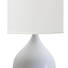 House of Troy Scatchard 24" Stoneware Table Lamps in White Matte