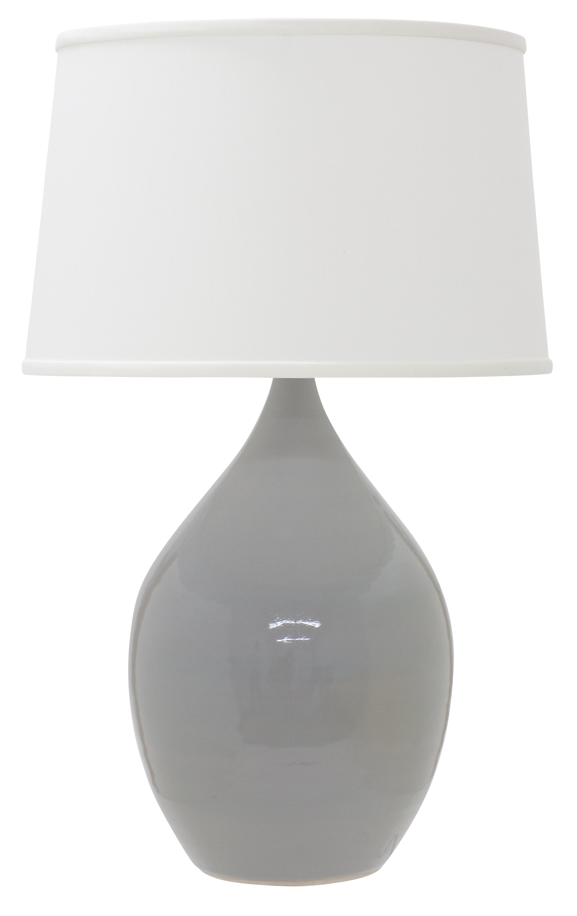 House of Troy Scatchard 21" Stoneware Table Lamp in Gray Gloss GS302-GG