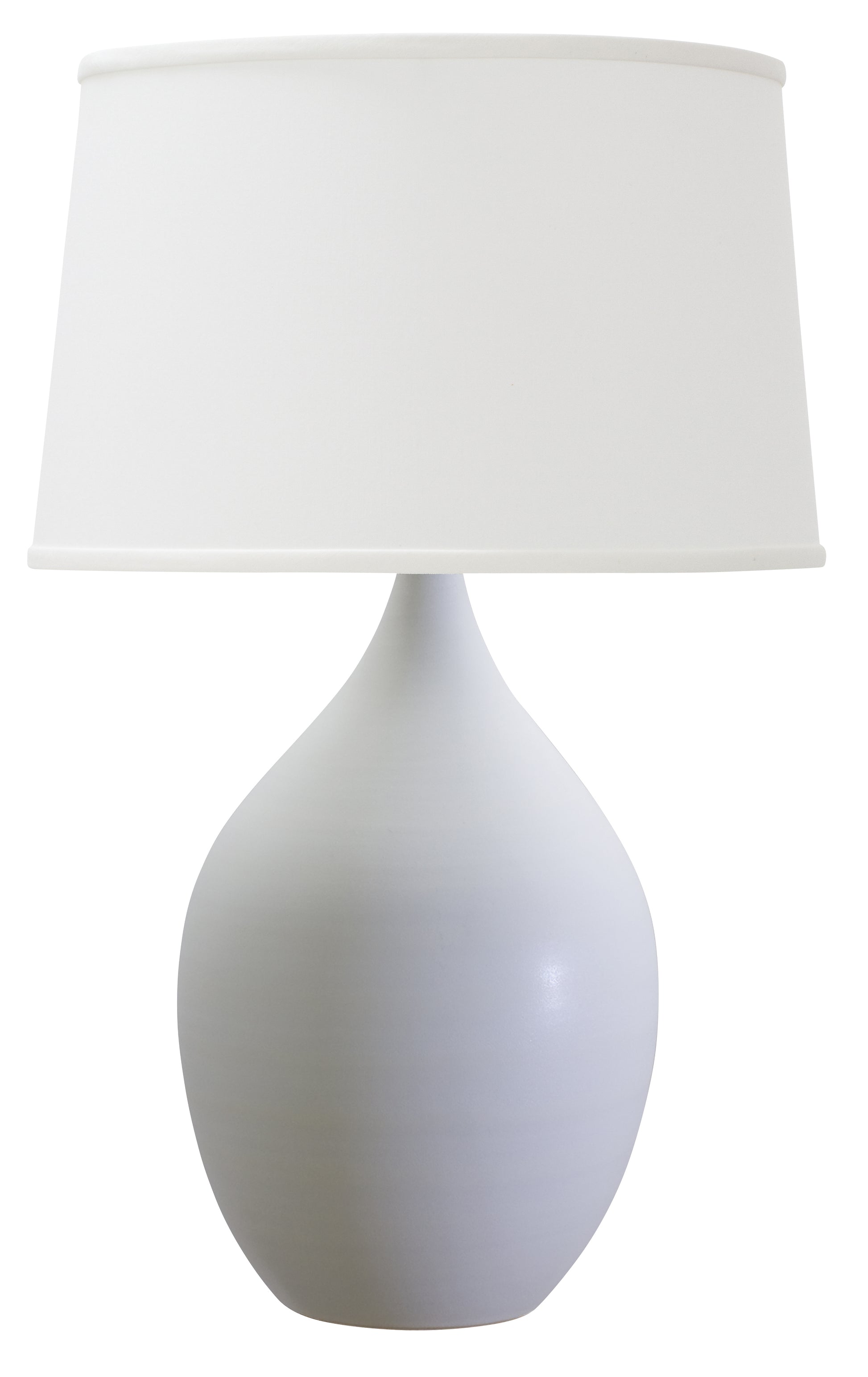 House of Troy Scatchard 21" Stoneware Table Lamp in White Matte GS302-WM