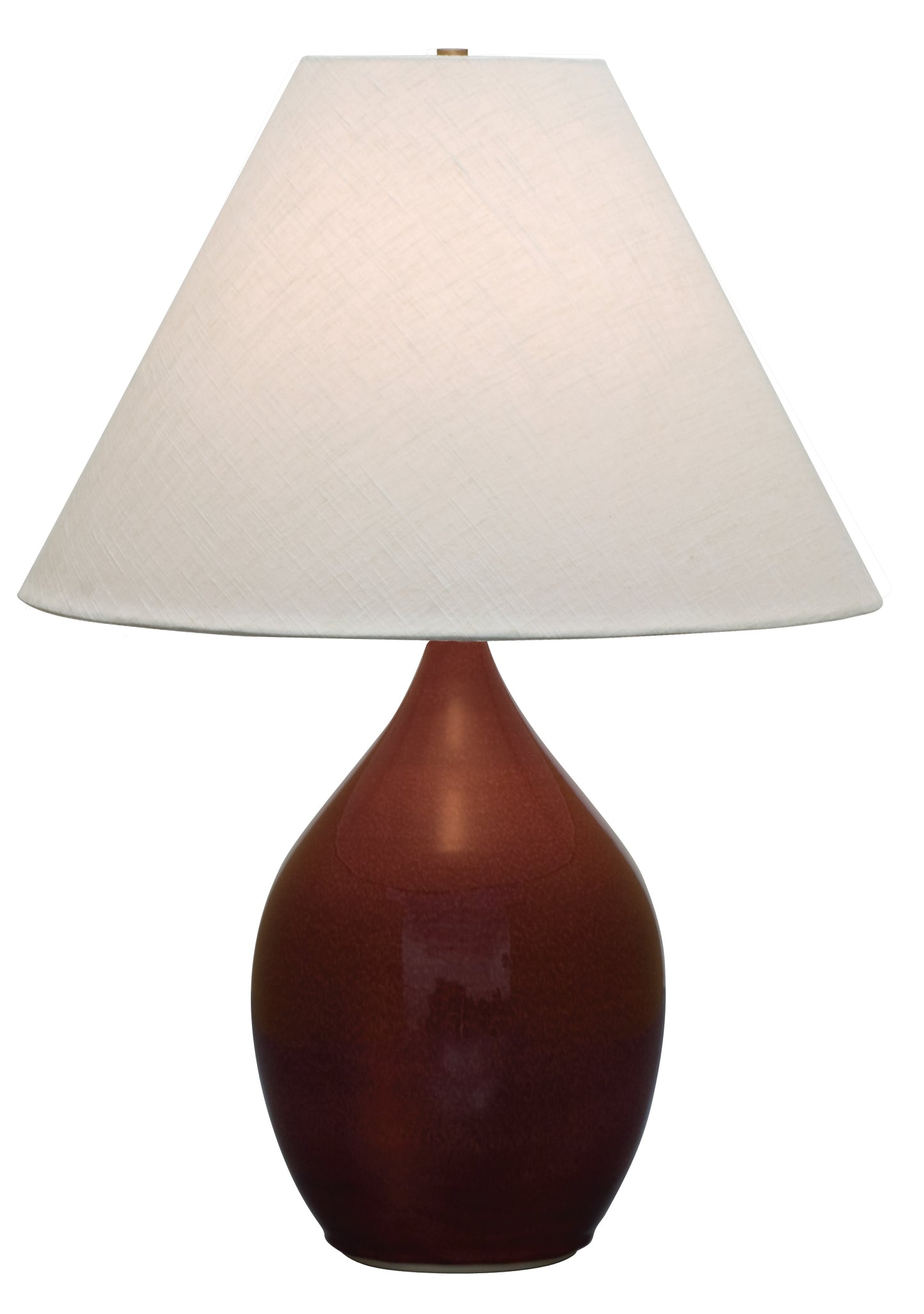House of Troy Scatchard 28" Stoneware Table Lamp in Copper Red GS400-CR