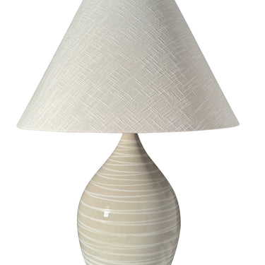Natural Spiral Scatchard 28" Stoneware Table Lamp – House of Troy studio photo