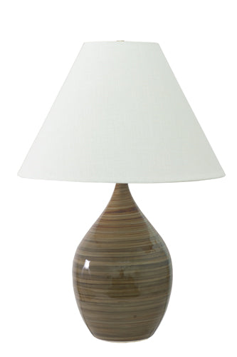 House of Troy Scatchard 28" Stoneware Table Lamp in Tigers Eye GS400-TE