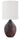 House of Troy Scatchard 30" Stoneware Table Lamp in Decorated Red GS401-DR