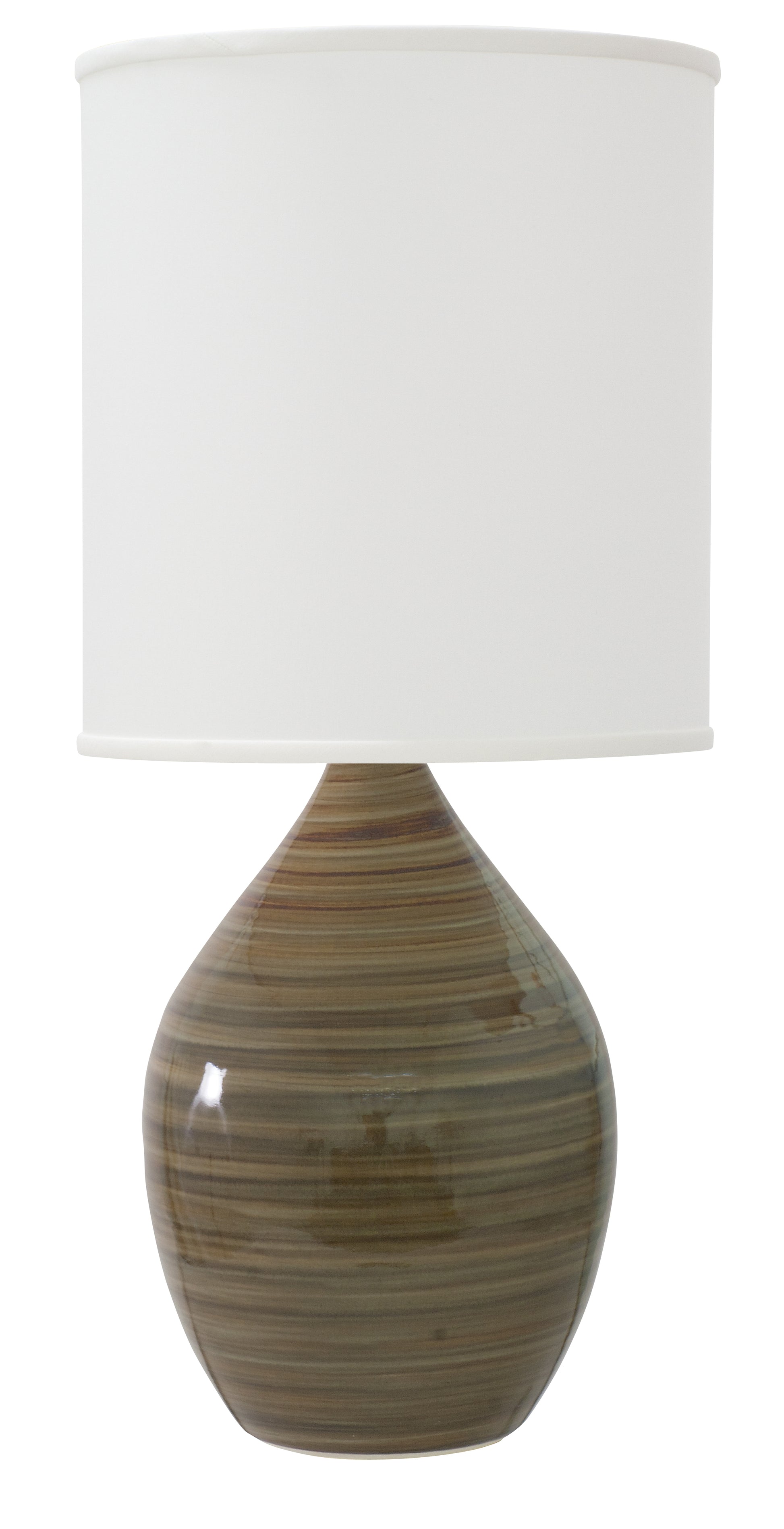 House of Troy Scatchard 30" Stoneware Table Lamp in Tigers Eye GS401-TE