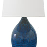 House of Troy Scatchard 24.5" Stoneware Table Lamps in Midnight Blue