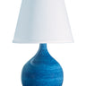 House of Troy Scatchard 13.5" Mini Accent Lamp in Blue Gloss
