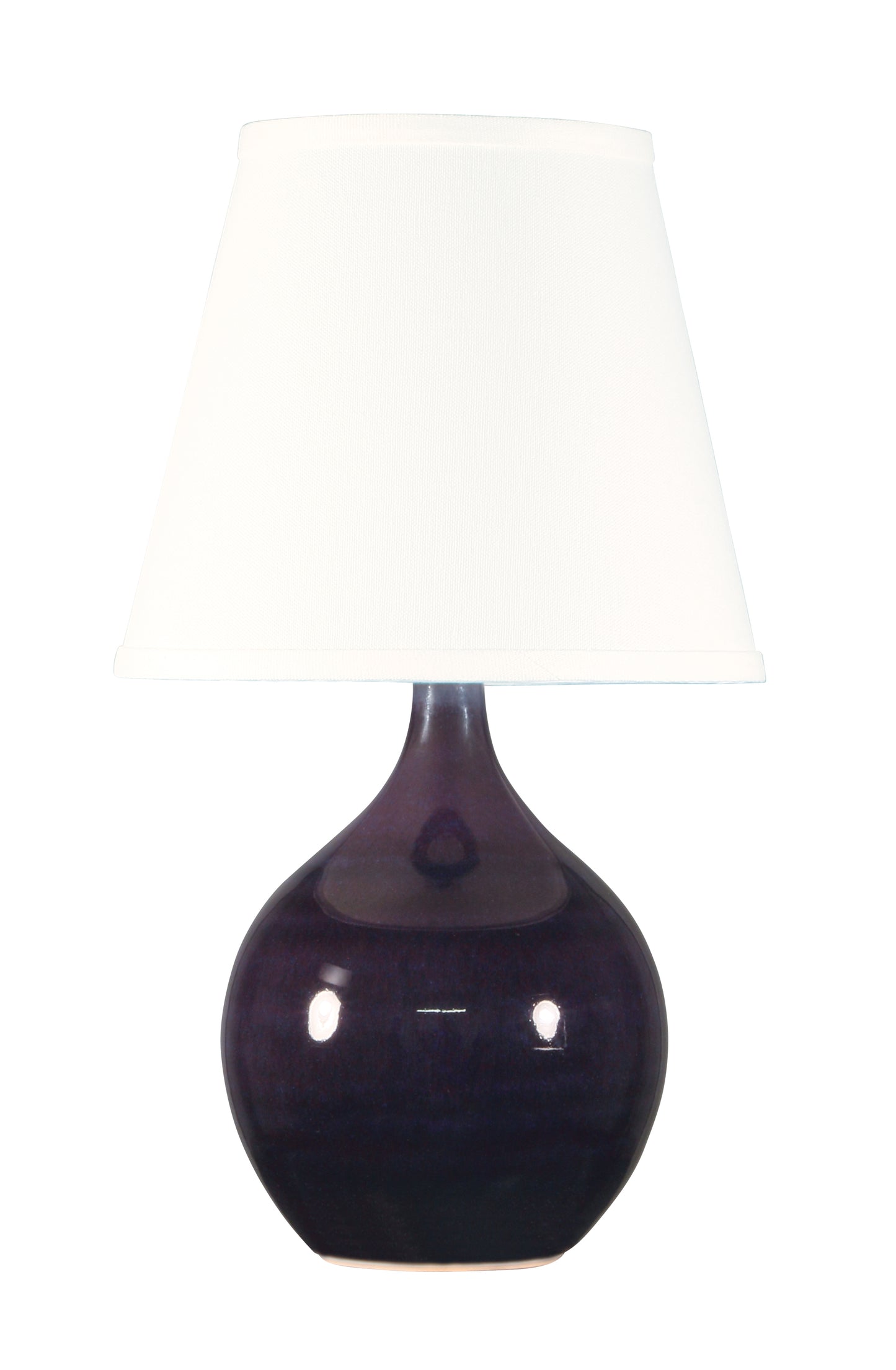 House of Troy Scatchard 13.5" Mini Accent Lamp in Eggplant GS50-EG