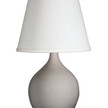 Gray Gloss Scatchard 13.5" Stoneware Mini Accent Lamp – House of Troy studio photo