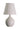 White Matte Scatchard 13.5" Stoneware Mini Accent Lamp – House of Troy studio photo