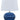 House of Troy Scatchard 17" Stoneware Table Lamps in Blue Gloss