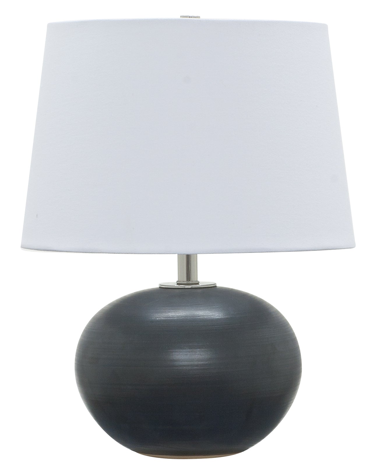 House of Troy Scatchard 17" Stoneware Table Lamp in Black Matte GS600-BM