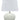 White Matte Scatchard 17" Stoneware Table Lamp – House of Troy studio photo