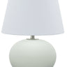 White Matte Scatchard 22" Stoneware Table Lamp, Style GS700 – House of Troy studio photo