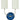 House of Troy Scatchard Double Wall Swings in SN & Blue Gloss
