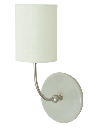 House of Troy Scatchard Wall Lamp in SN & Gray Gloss GS775-SNGG