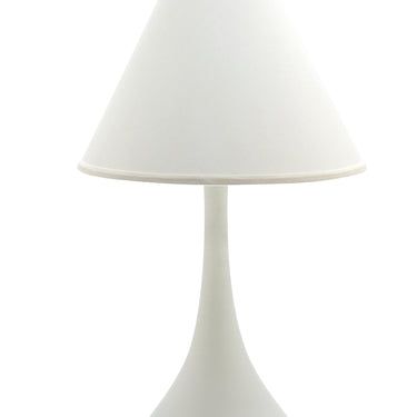 White Matte Scatchard 26" Stoneware Table Lamp, Style GS801 – House of Troy studio photo
