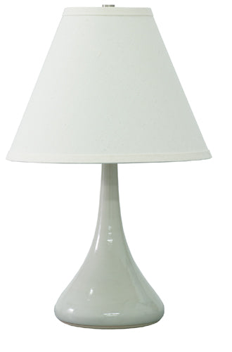 House of Troy Scatchard 19" Stoneware Table Lamp in Gray Gloss GS802-GG