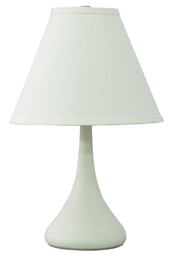 House of Troy Scatchard 19" Stoneware Table Lamp in White Matte GS802-WM