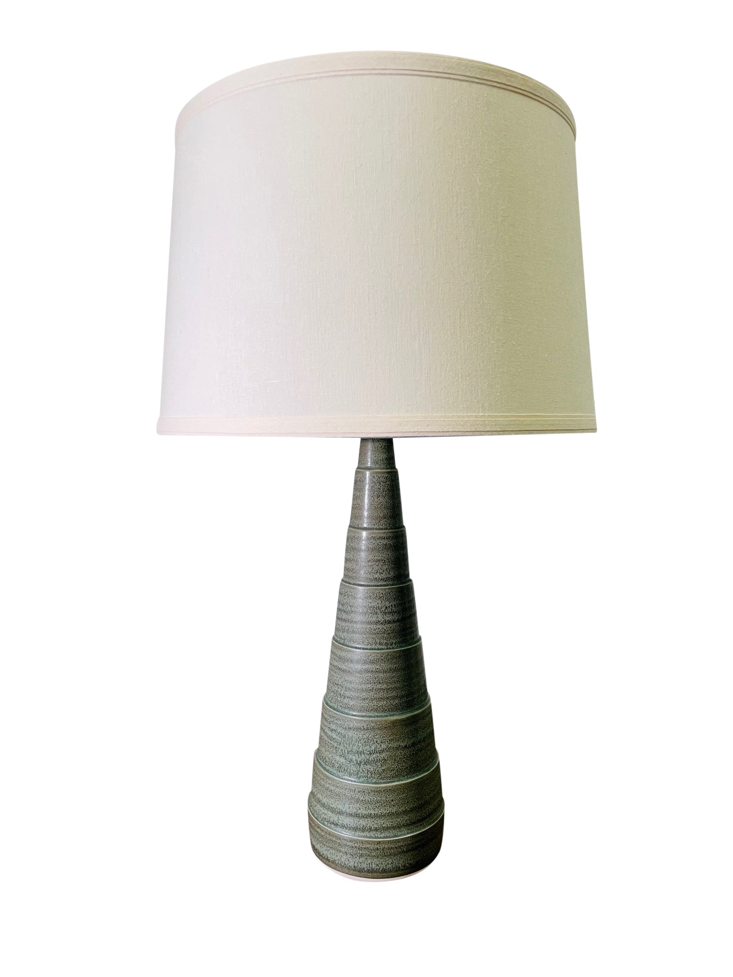 House of Troy Scatchard 26.5" Stoneware Accent Lamp in Green Matte GS826-GM