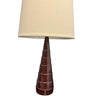 House of Troy Scatchard 26.5" Stoneware Accent Lamp in Iron Red