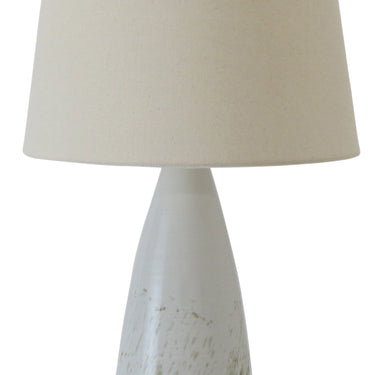 Decorated White Scatchard 25.5" Stoneware Table Lamp – House of Troy studio photo