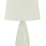 White Gloss Scatchard 25.5" Stoneware Table Lamp – House of Troy studio photo