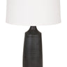 House of Troy Scatchard Table Lamps with SN Metal USB Base in Black Matte