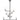 Gambit Nightshade Black Pendant Light with Clear Globe Shades, Modern Living Room Fixture