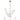Satin Nickel Gambit Chandelier, 8 Light Modern Globe Pendant ideal for Foyer or Entryway, Dining Area and Kitchen Island installations