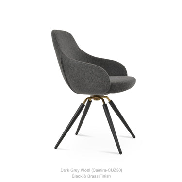 Gazel Carrot Swivel Armchair by SohoConcept - New