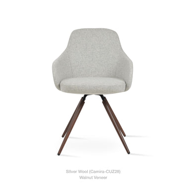Gazel Carrot Swivel Armchair by SohoConcept - New