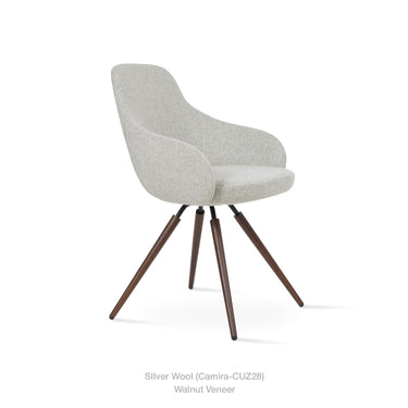 Gazel Carrot Swivel Armchair by SohoConcept - New