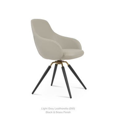 Gazel Carrot Swivel Armchair by SohoConcept - New