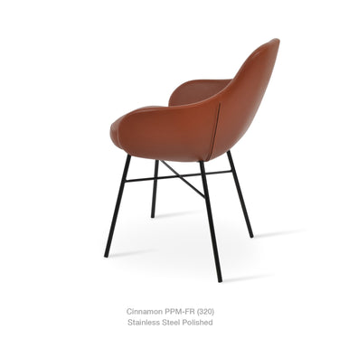 Gazel Cross Armchair by SohoConcept - New