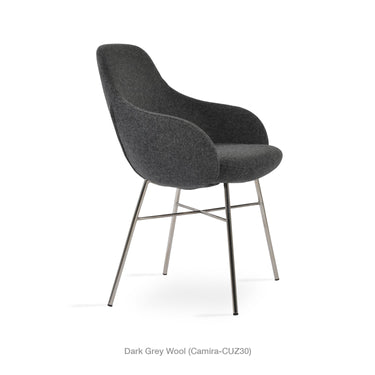 Gazel Cross Armchair by SohoConcept - New