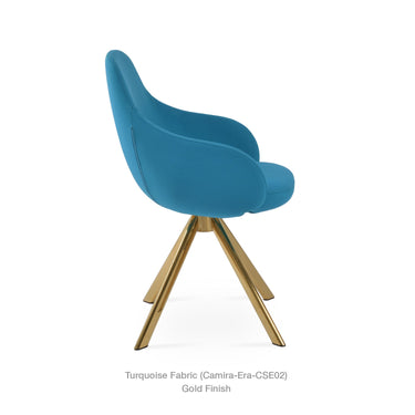 Gazel Sword Swivel Armchair by SohoConcept - New