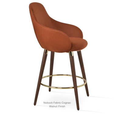 Gazel Wood Arm Stool by SohoConcept - New