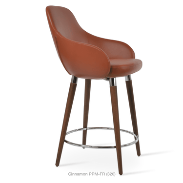 Gazel Wood Arm Stool by SohoConcept - New