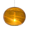 Vapor Amber blown glass shade with warm amber finish for modern pendant lighting