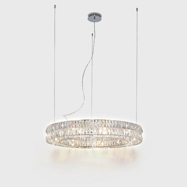 Viso Gia Round Asfour crystal chandelier in 24 in, product photo