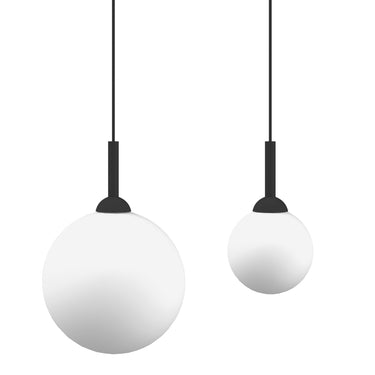 BlackJack Lighting Glass Globe Small Pendant Light
