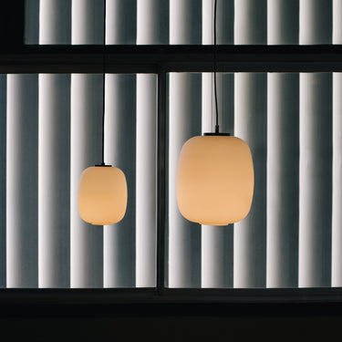 Modern Spanish pendant lighting by Santa & Cole with soft ambient LED lighting