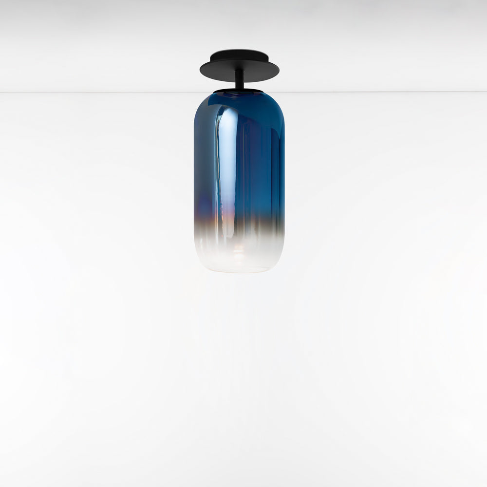 Gople Ceiling Light 1413358 Artemide Blue Black