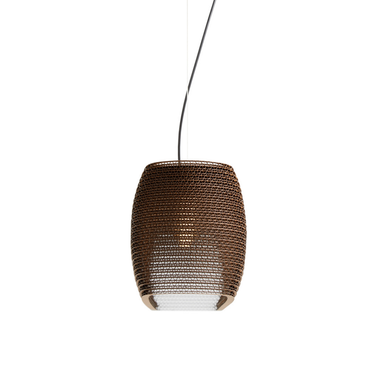 Row of Graypants Oliv linear pendants installed in a restaurant or cafe space.