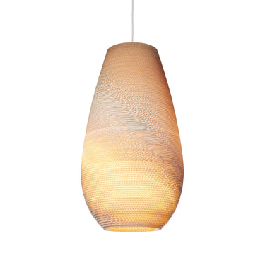 Drop 26 pendant in warm Blonde finish, Graypants Scraplights
