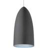 Mini Signal LED pendant light in white and gold with MR16 bulb and modern retro design